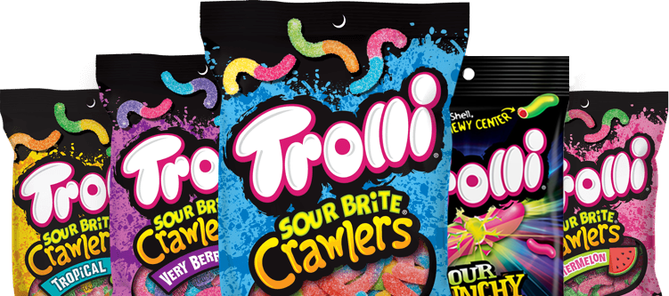 Anti-gaspi : Mix de 13 minis sachets de bonbons gélifiés - Trolli World 