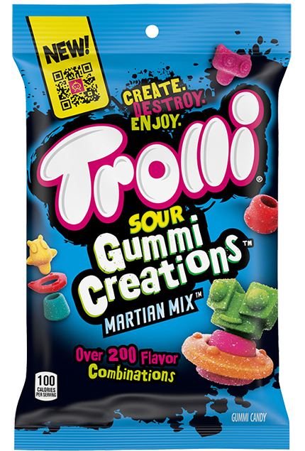 poulpe sour octopus trolli (100g) - Bonbonsetdouceurs